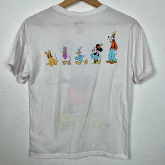 DISNEY Mickey and Friends Adult XS White Cotton T-shirt - Picture 6 of 7